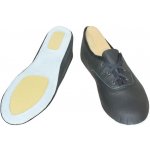 Miroslav Šoman Taneční cvičky šněrovací kůže - dělená podešev - černé – Zboží Dáma