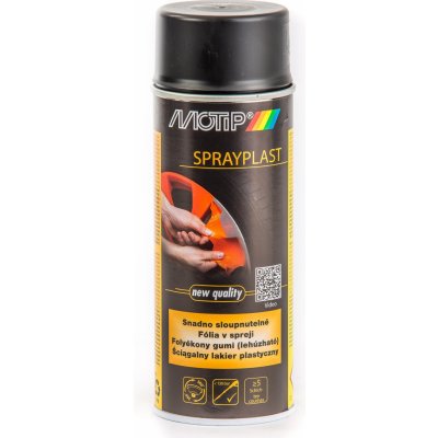 Motip Sprayplast černý mat 400 ml