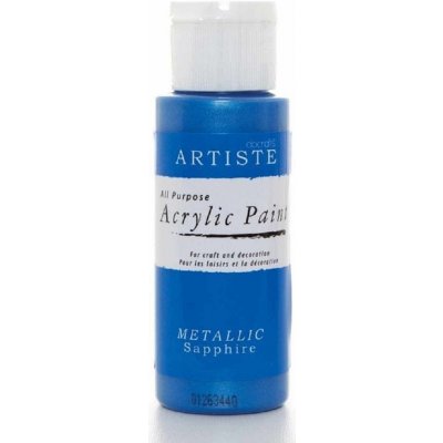 Artiste akrylová barva 763110 59 ml Metallic Sapphire – Zboží Dáma