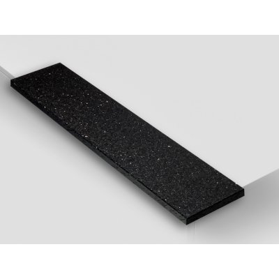 TONE OF STONE Vnitřní kamenný žulový parapet - Žula Star Galaxy Black lesk, 10x150x20 mm – Sleviste.cz