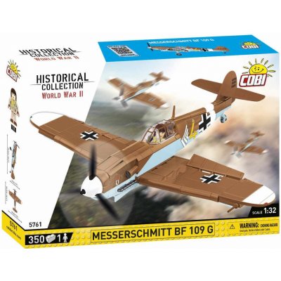 COBI 5761 II WW Messerschmitt BF 109 G, 1:32, 348 k, 1 f – Sleviste.cz