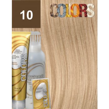 Colors Keratin Complex barva set 10 blond platinová