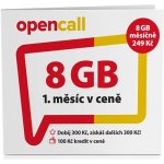SIM karta OPENCALL s 8GB dat a kreditem 100 Kč – Zboží Mobilmania