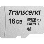Transcend microSDHC UHS-I U1 16 GB TS16GUSD300S-A – Zboží Mobilmania