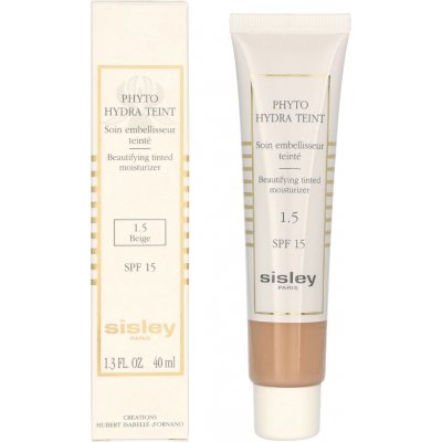 Sisley Zkrášlující tónovací hydratační krém SPF 15 Phyto Hydra Teint Beautifying Tinted Moisturizer 1,5 Beige 40 ml – Zboží Dáma