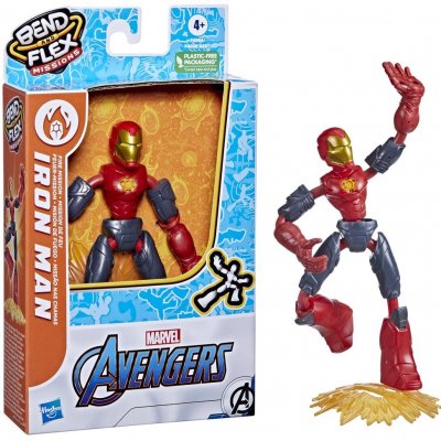 Hasbro Avengers Bend and Flex Iron Man – Zboží Mobilmania