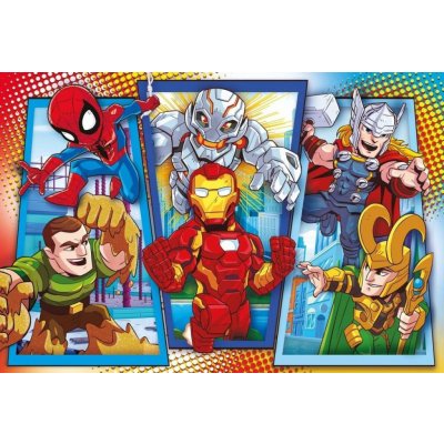 Clementoni 23746 Marvel Superhero Avengers MAXI 104 dílků – Zboží Mobilmania