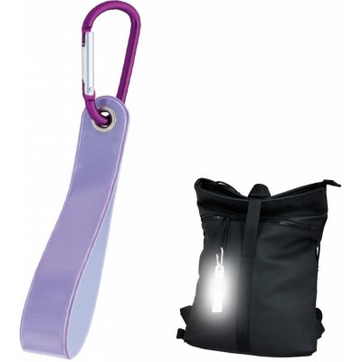 3M Reflexní přívěsek s karabinou - fialový – Zboží Mobilmania
