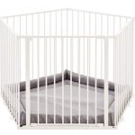 Baby Dan ohrádka s matrací 90cm 360cm Supreme Olaf Pentagon White – Hledejceny.cz