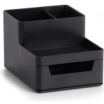 Zeller Present Sada 3 plastových organizérů UNTENSIL černý 24 x 32,5 x 18,5 cm – Hledejceny.cz