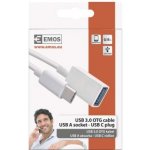 Emos datový OTG kabel USB-A 3.0 / USB-C 3.0 s funkcí redukce, 15 cm – Zbozi.Blesk.cz