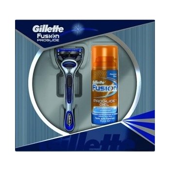 Gillette Fusion Proglide Manual holicí strojek + gel na holení 75 ml dárková sada