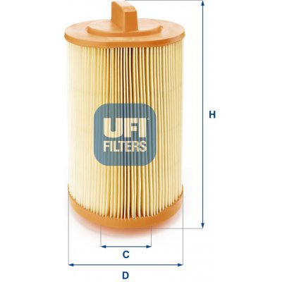 UFI Vzduchový filtr 2748600 – Hledejceny.cz