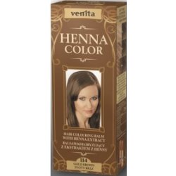 Venita Henna Color barvící balzám na vlasy 114 Golden Brown 75 ml