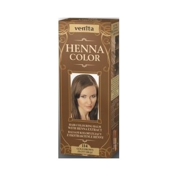 Venita Henna Color barvící balzám na vlasy 114 Golden Brown 75 ml