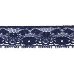 Krajka pevná 25mm nylon 541206 metráž - více barev Barva: 0020 Tmavě modrá – Zboží Dáma