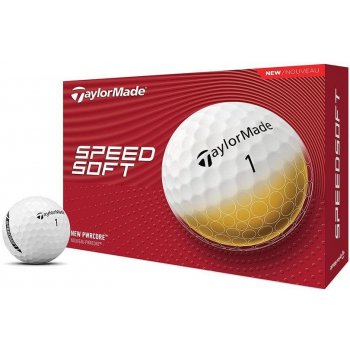 TaylorMade SpeedSoft bílé 12 ks