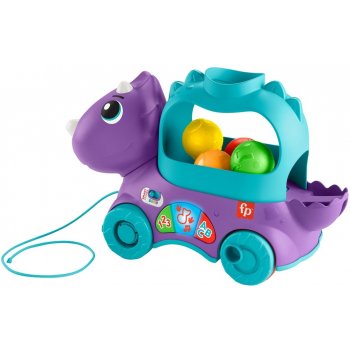 Fisher-Price Hrající Dino s vyskakujícími míčky CZ/SK/ENG/HU/PL HNR51