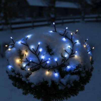 Star Trading LED zahradní světelný řetěz, 192 LED, bílo-modré světlo, 1,2 m – Hledejceny.cz