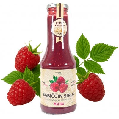 Nature Notea Babiččin sirup Malina 0,5 l – Zboží Dáma