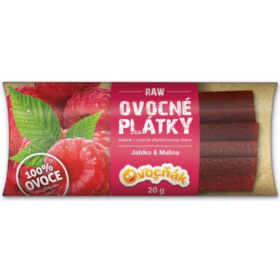 Ovocné plátky Jablko malina Ovocňák 20 g