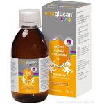 Vitaglucan Sirup dětský sirup s citrónovou příchutí stimuluj 250 ml – Hledejceny.cz
