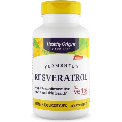 Healthy Origins Active Trans Resveratrol 300 mg + Red Wine Extract 150 veg.kapslí