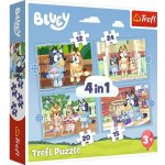 TREFL Bluey a její svět 4v1 12,15,20,24 dílků – Zboží Dáma