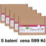 WEST DESIGN West Design A6 přání a obálky 250 ks (300 g/m2) kraft – Hledejceny.cz