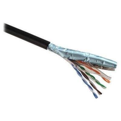 Solarix SXKD-5E-FTP-PEbox FTP venkovní Cat5E, drát PE 305m černý – Zboží Živě