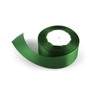 Stuha saténová 4cm x 23m ZELENÁ – Sleviste.cz
