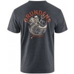 Grundéns triko Dead Reckoning SS T-Shirt Heather Charcoal – Sleviste.cz