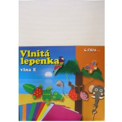 Lepenka E-Welle 260g 34,5 x 24,5cm rovná-bílá 10 listů – Sleviste.cz