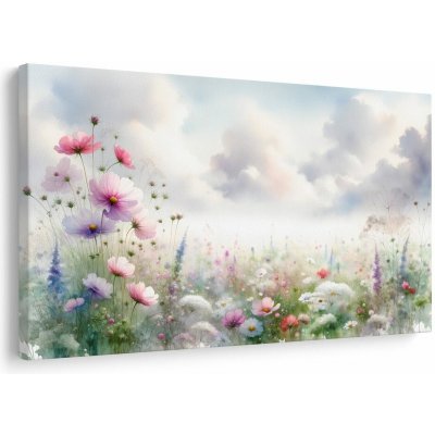 Obraz romantická květinová louka - 30x20 – Hledejceny.cz