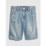 GAP Dětské džínové kraťasy '90s loose Washwell Tmavě modrá – Sleviste.cz