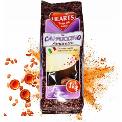 Hearts cappuccino Amaretto 1 kg – Zboží Dáma