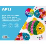 APLI hedvábný papír 32 x 24 cm blok 10 listů mix barev – Zboží Dáma