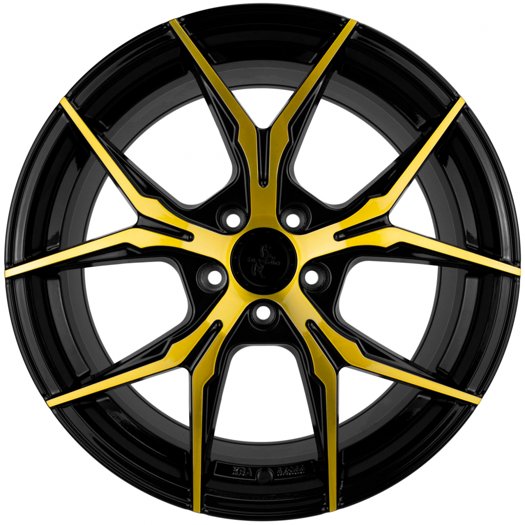 Keskin KT19N 8,5x19 5x108 ET45 black front gold