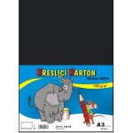 Davona Kreslicí karton A3 180g/m2 50ks černý – Zboží Dáma