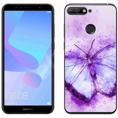 mmCase gelový kryt Huawei Y6 Prime 2018 - fialový motýl – Zboží Živě