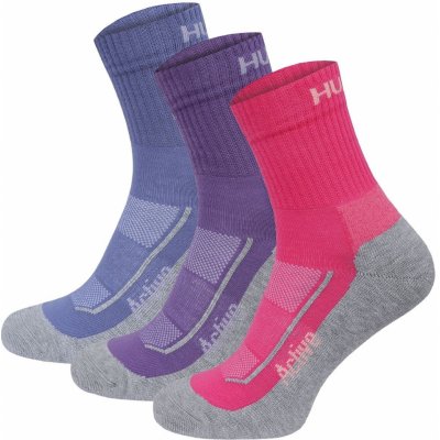 Husky ponožky Active 3pack blue/pink/purple – Sleviste.cz