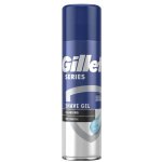 Gillette Series Cleansing gel na holení s dřevěným uhlím 200 ml – Zboží Dáma
