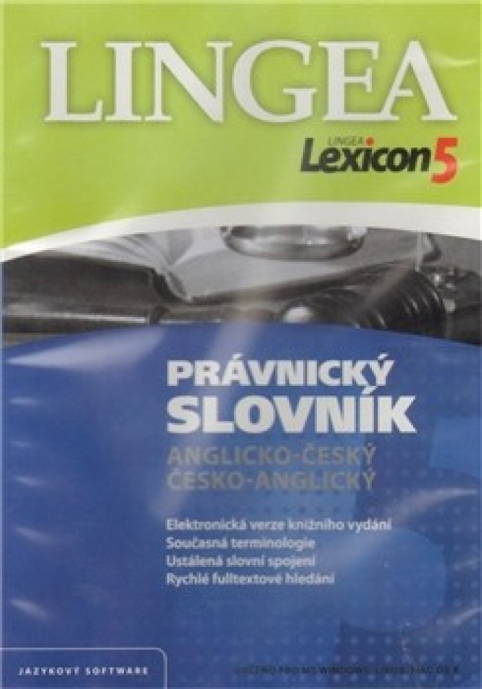 Lingea Lexicon 5 Anglický právnický slovník – Zboží Živě