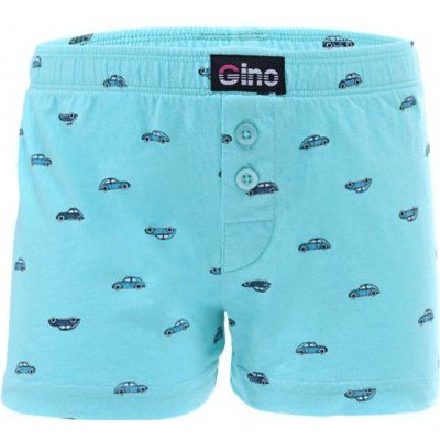 Gina dětské trenky volné chlapecké šité s potiskem 25018P lékořice tm. tyrkysová – Zboží Dáma