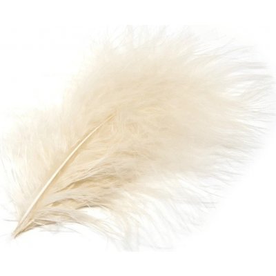 Tommi-Fly Peří Premium Marabou Světle Béžová – Hledejceny.cz