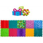 Ortek "Masážní ortopedická podložka Puzzle Mix" 10 modulů – Zboží Mobilmania