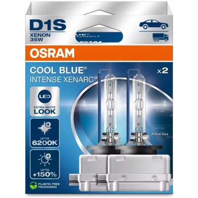 Osram Xenarc Cool Blue Intense NextGen D1S +150% xenon 2ks/balení OSRAM 66140CBN-HCB – Sleviste.cz