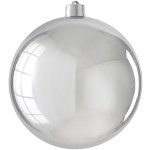 LAALU Vánoční ozdoby koule stříbrná lesklá průměr 20 cm – Zboží Mobilmania