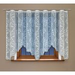 Dekorační žakárová záclona s řasící páskou AIDA 150 bílá 300x150 cm MyBestHome – Hledejceny.cz