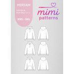 Dámský střih na mikinu Miriam 3v1, el. formát | MIMI patterns - XL (A4) domácí tisk – Hledejceny.cz